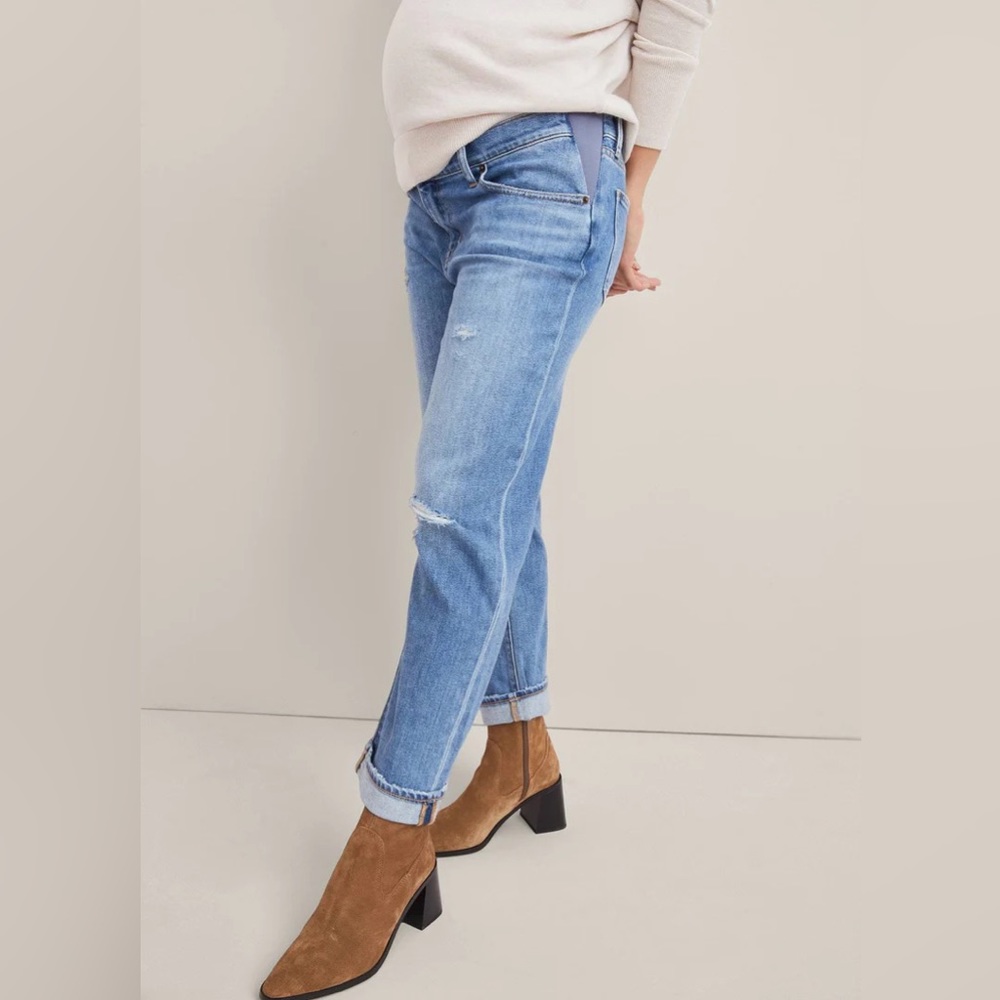 Hatch Light Blue Boyfriend Jeans